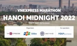 하노이시에서 “미드나잇 마라톤” 11월 27일 진행 예정